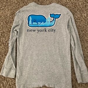 Kid’s Long Sleeve Vineyard Vines NYC T-shirt